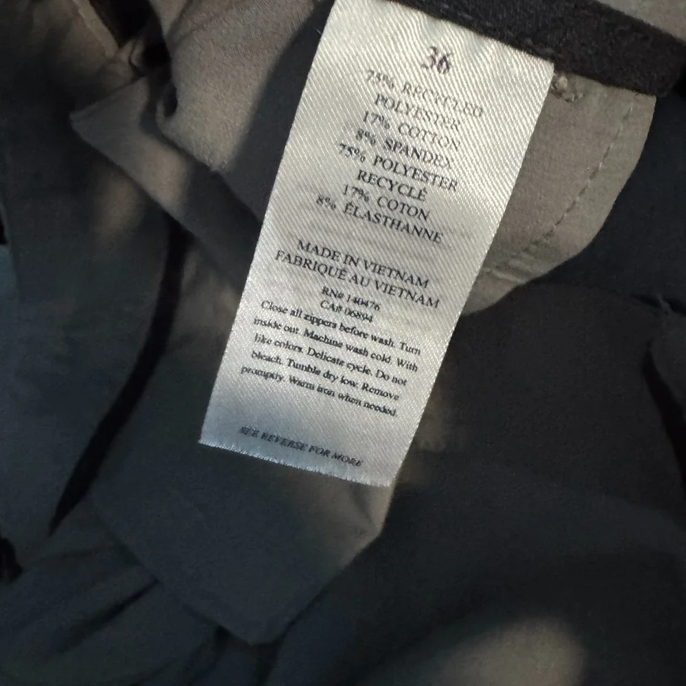 Faherty Shorts Mens 38 Gray All Day Lightweight Stretch Performance Drawstring